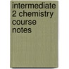 Intermediate 2 Chemistry Course Notes by Sandy Herd