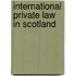 International Private Law In Scotland