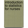 Introduction To Statistics For Nurses door Liz Day