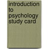 Introduction to Psychology Study Card door Pearson