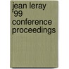 Jean Leray '99 Conference Proceedings door Maurice de Gosson