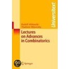 Lectures On Advances In Combinatorics door Vladimir Blinovsky