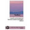 Lectures On The History Of Literature door John Gibson Lockhart