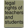 Legal Rights of Teachers and Students door Stephen B. Thomas