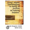 Lessing's Religioser Entwicklungsgang by Gotthold Ephraim Lessing A. Baumgartner