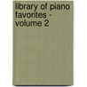 Library of Piano Favorites - Volume 2 door Amy Appleby