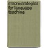 Macrostrategies For Language Teaching