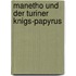 Manetho Und Der Turiner Knigs-Papyrus