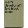 Men's Devotional/Tri Fold Black Costo door Zondervan