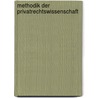 Methodik Der Privatrechtswissenschaft door Emil Pfersche