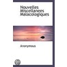 Nouvelles Miscellanees Malacologiques door . Anonymous