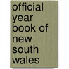 Official Year Book Of New South Wales door Statistics Australian Bure