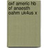 Oxf Americ Hb Of Anaesth Oahm Uk4us X