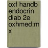 Oxf Handb Endocrin Diab 2e Oxhmed:m X by John A.H. Wass