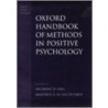 Oxf Handbook Meth Positive Psyc Pps C door M.H.M. Van Dulmen (ed)