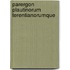 Parergon Plautinorum Terentianorumque