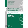 Pattern Recognition In Bioinformatics door Onbekend