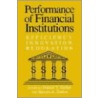 Performance Of Financial Institutions door Stavros A. Zenios