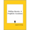 Phillips Brooks: A Prophetic Goodness door Joseph M.M. Gray