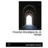 Proverbes Dramatiques De J.B. Sauvage by Jean-Baptiste Sauvage