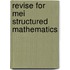 Revise For Mei Structured Mathematics