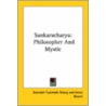 Sankaracharya: Philosopher And Mystic door Kasinath Tryambak Telang