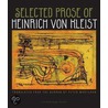 Selected Prose of Heinrich Von Kleist by Heinrich von von Kleist