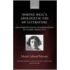 Simone Weil's Apolog Use  Lit Omllm:c by Marie Meaney
