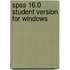 Spss 16.0 Student Version For Windows