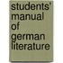 Students' Manual Of German Literature