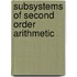 Subsystems Of Second Order Arithmetic