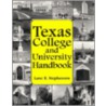 Texas College and University Handbook door Lane B. Stephenson