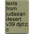 Texts From Judaean Desert V39 Djd:c C