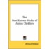 The Best Known Works Of Anton Chekhov