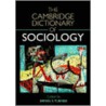 The Cambridge Dictionary of Sociology door Professor Bryan S. Turner