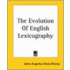 The Evolution Of English Lexicography
