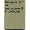 The Expansion Of Management Knowledge door K. Sahlin-andersson