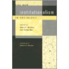 The New Institutionalism In Sociology by Mary C. Brinton