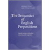 The Semantics Of English Prepositions by Vyvyan Evans