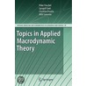 Topics In Applied Macrodynamic Theory door Willi Semmler