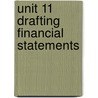 Unit 11 Drafting Financial Statements by Unknown