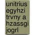 Unitrius Egyhzi Trvny a Hzassgi Jogrl