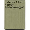 Volumes 1-3 of Yesode Ha-Sotsyologyah by Franklin Henry Giddings