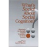 What's Social About Social Cognition? door Judith L. Nye