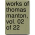 Works Of Thomas Manton, Vol. 02 Of 22