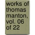 Works Of Thomas Manton, Vol. 06 Of 22
