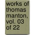 Works of Thomas Manton, Vol. 03 of 22