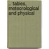 .. Tables, Meteorological And Physical