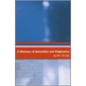 A Glossary Of Semantics And Pragmatics door Alan Cruse