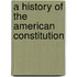 A History of the American Constitution
